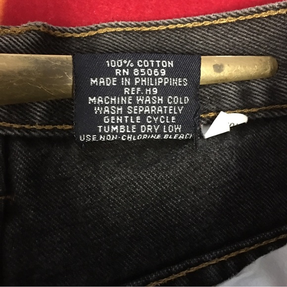 Vintage Paco Baggy Skater Streetwear Black Jeans (Boys 10) - Picture 7 of 11